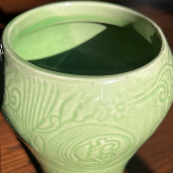 Small MCM green vase - Picture 3 of 5